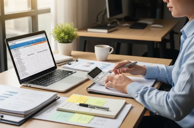 Cálculo de férias e 13º salário